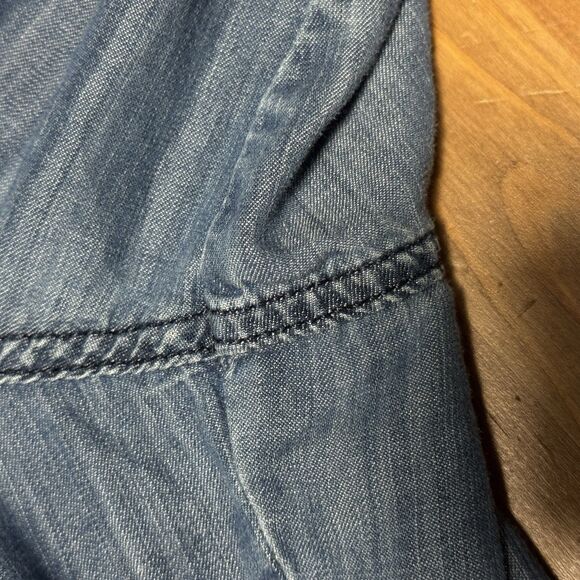 Lane Bryant Capri Jeans Size 14 High-Rise Blue Stretch Denim 18" Inseam - Picture 10 of 15